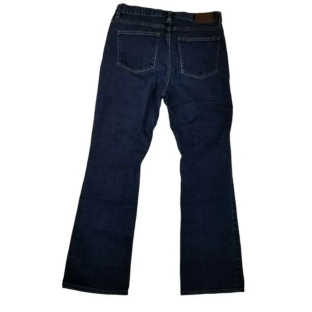 Polo Ralph Lauren Womens Sz 10 Boot Cut Jeans Blue Mid Rise Dark Wash W32 L29.5 - Picture 12 of 12